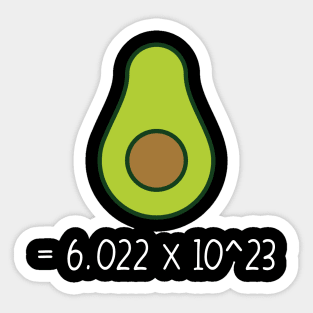 Avogardro puns Sticker